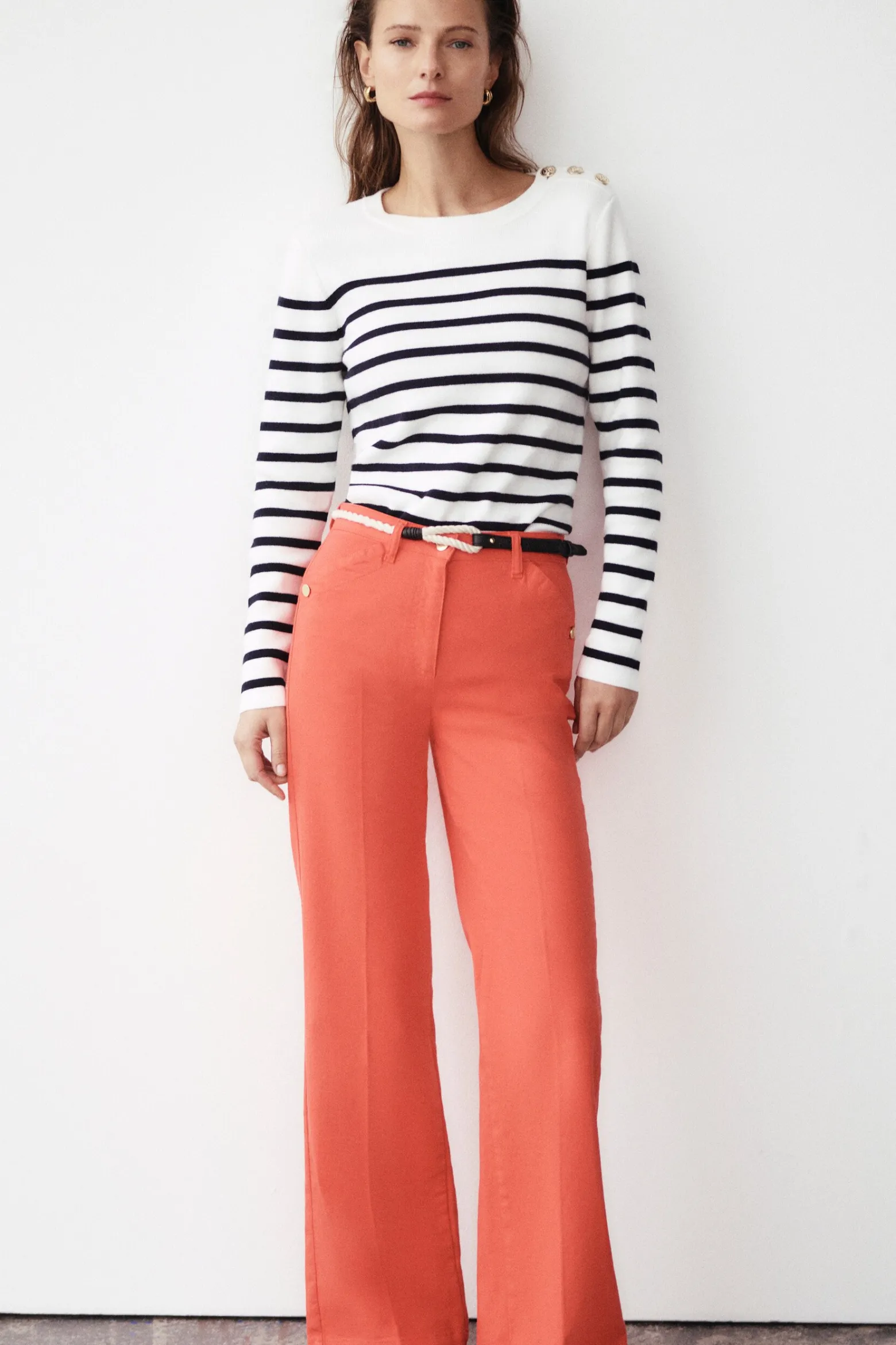 Pantalon Lazarro Orange Femme*CAROLL Sale