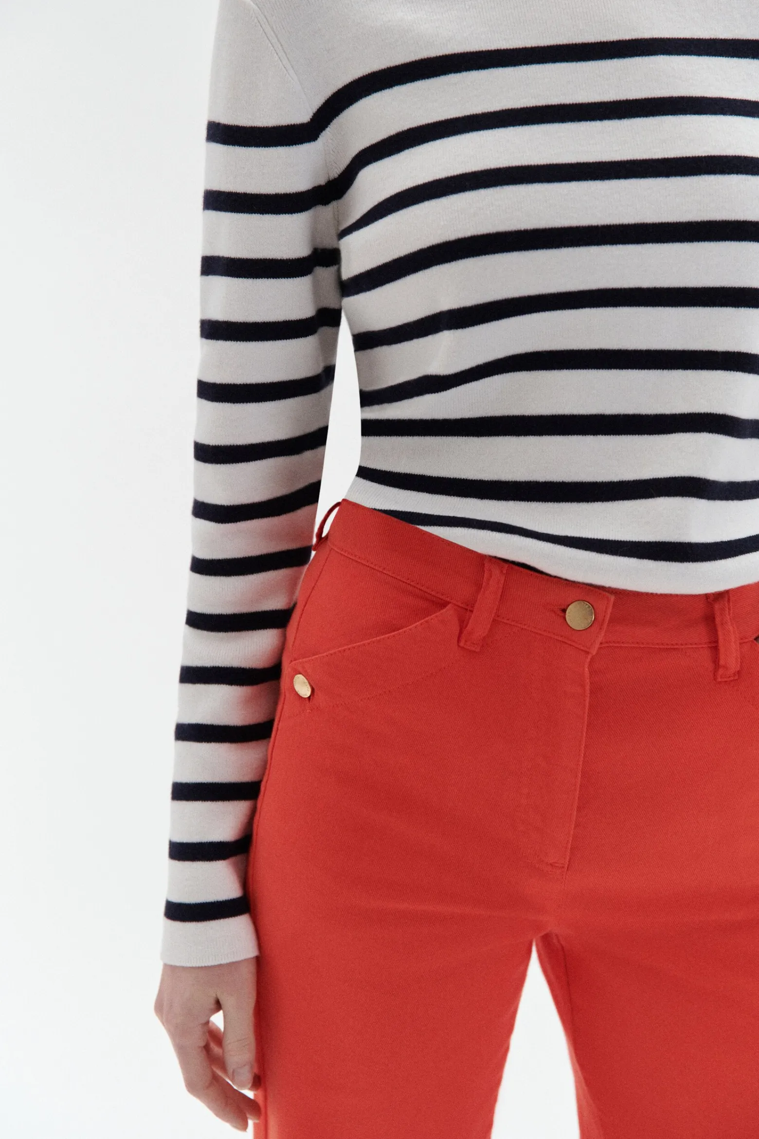 Pantalon Lazarro Orange Femme*CAROLL Sale