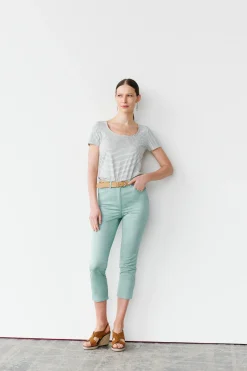 Pantalon Mason Vert Clair Femme*CAROLL Sale