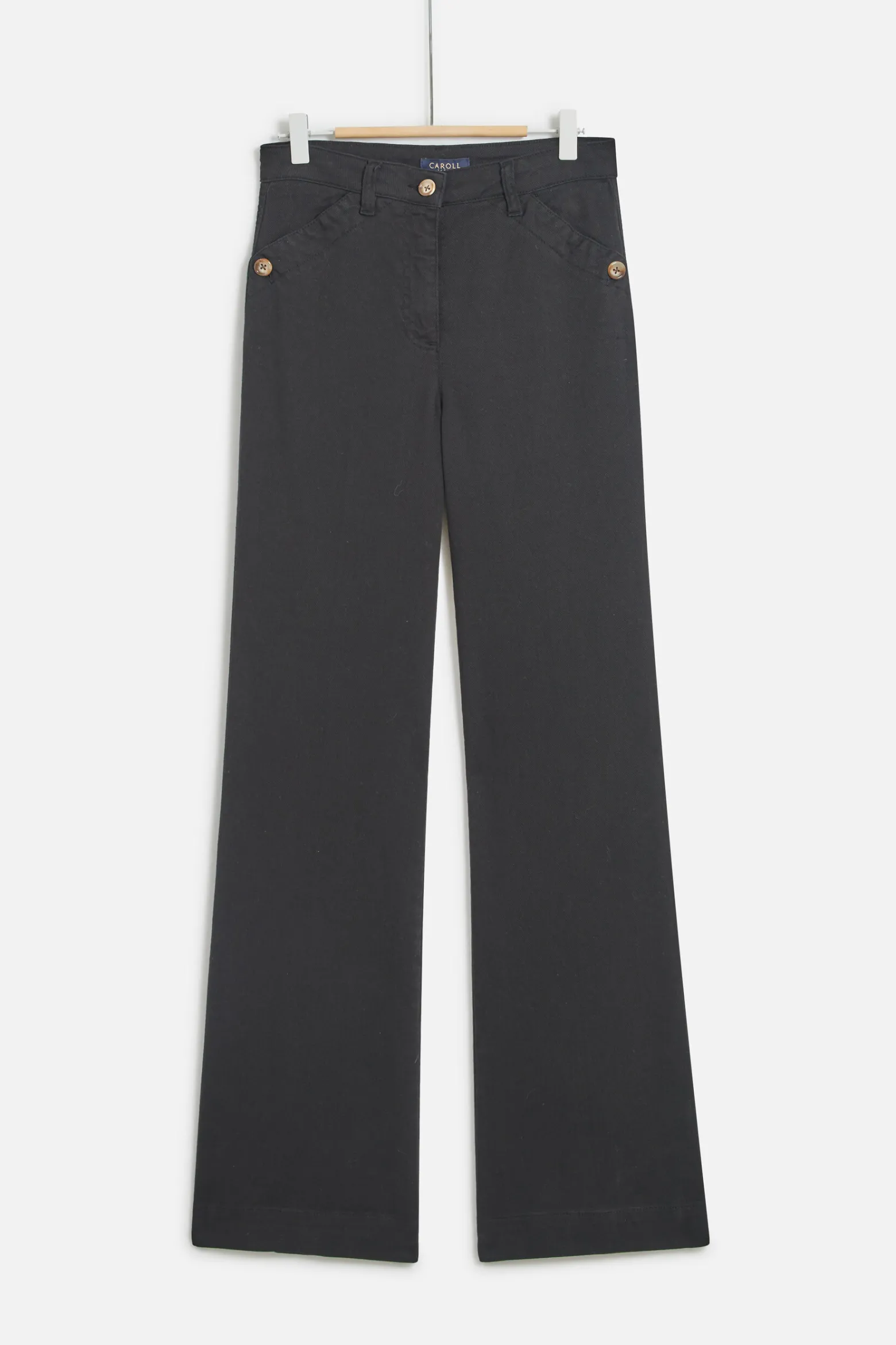 Pantalon Porter Noir Femme*CAROLL Discount