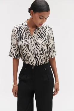 Pantalon Porter Noir Femme*CAROLL Discount