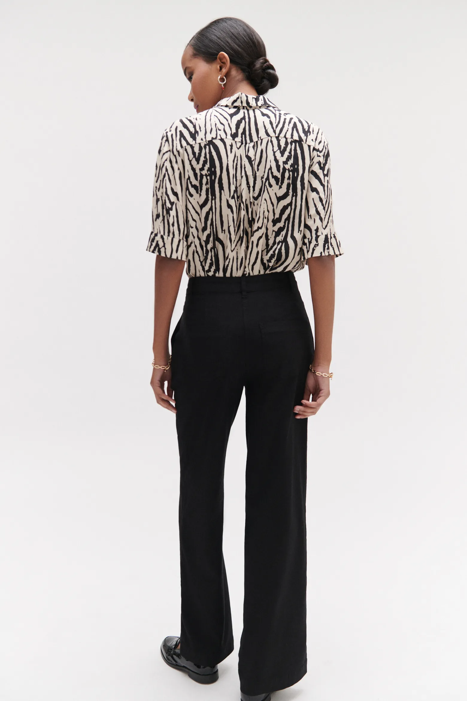 Pantalon Porter Noir Femme*CAROLL Discount