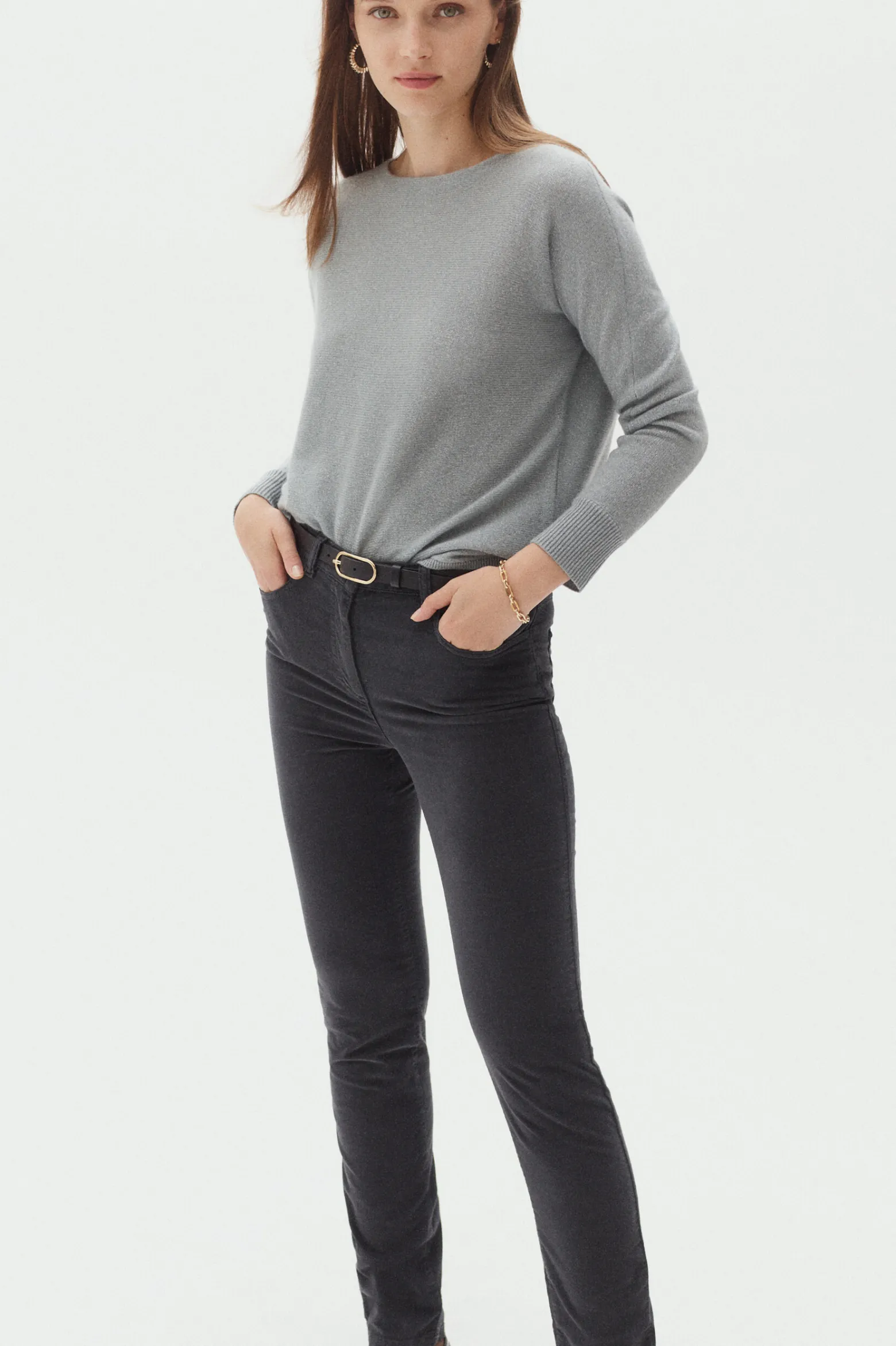 Pantalon Sylvano Gris Fonce Femme*CAROLL Best