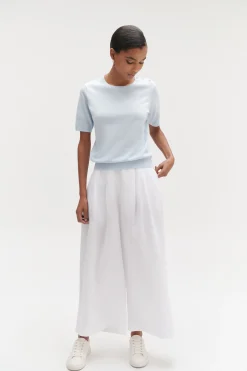 Pantalon Valvano Jupe-Culotte 100% Lin Femme*CAROLL Outlet