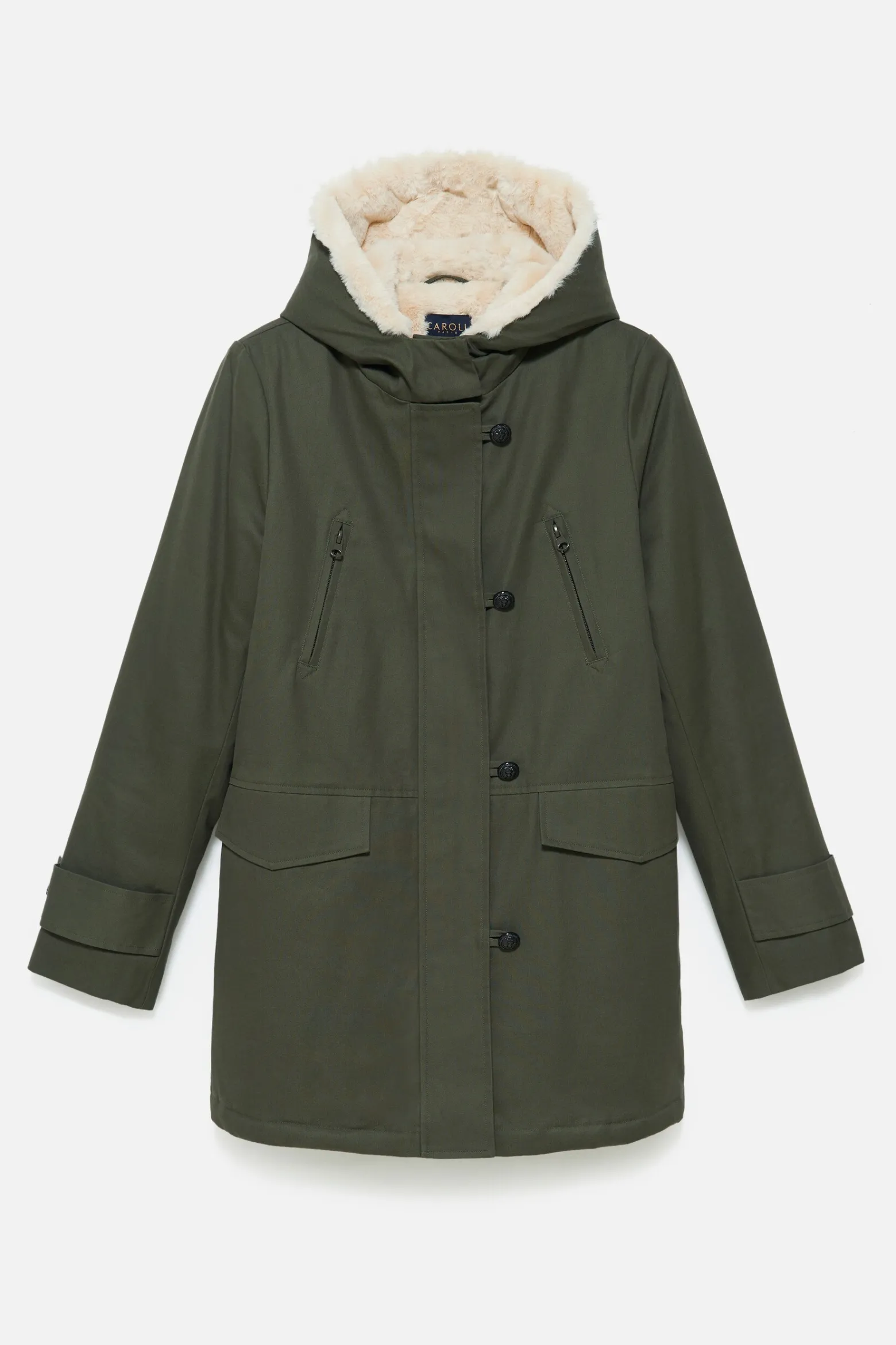 Parka Electra Vert Kaki Femme*CAROLL Store