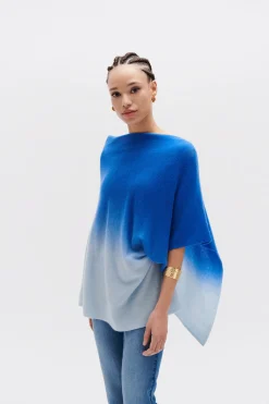 Poncho Baltidye Bleu Femme*CAROLL Clearance