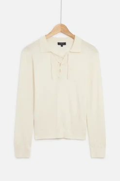 Pull Arthur Col Polo Lace Femme*CAROLL Discount