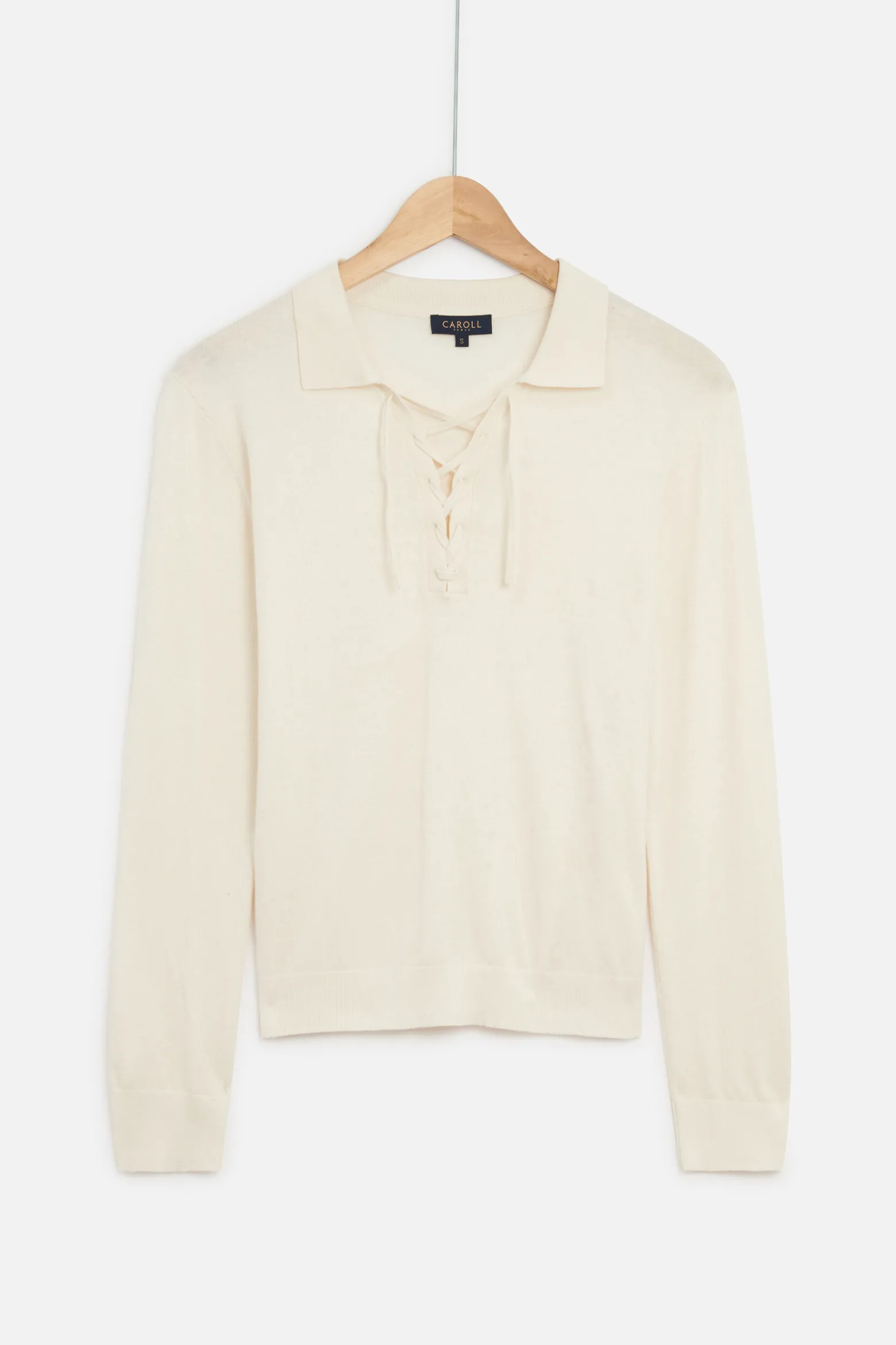 Pull Arthur Col Polo Lace Femme*CAROLL Discount