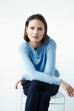 Pull Bettina Denim Baby Bleu Femme*CAROLL Store