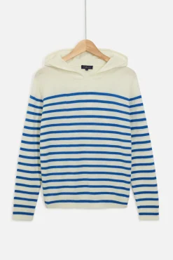 Pull Capuche Leana Bleu Electrique Femme*CAROLL Cheap