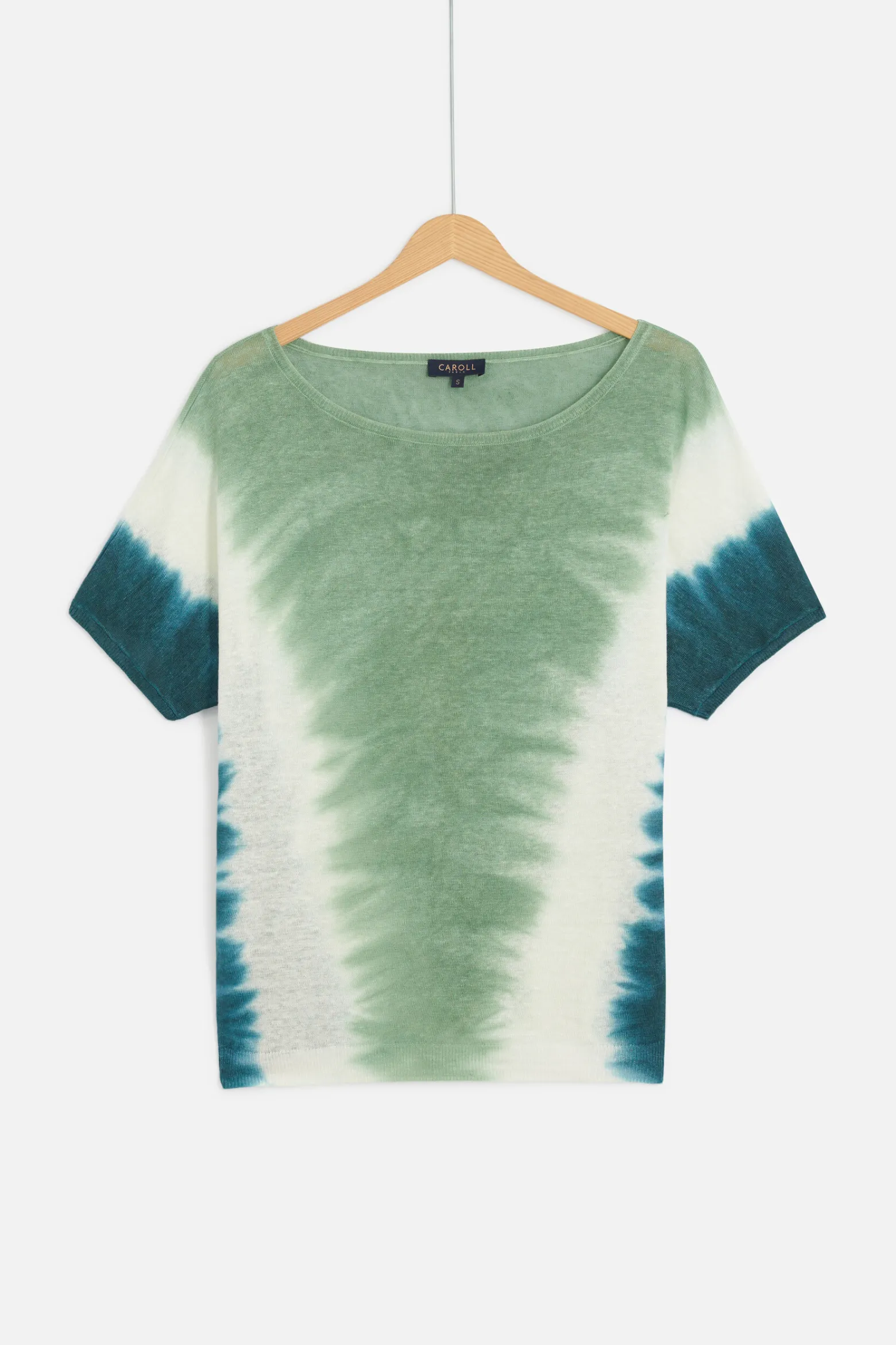 Pull Elio 100% Lin A Manches Courtes Femme*CAROLL Flash Sale