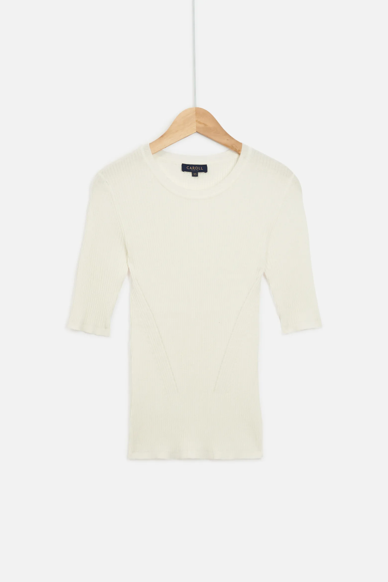 Pull Jim En Maille Cotelee Femme*CAROLL Discount