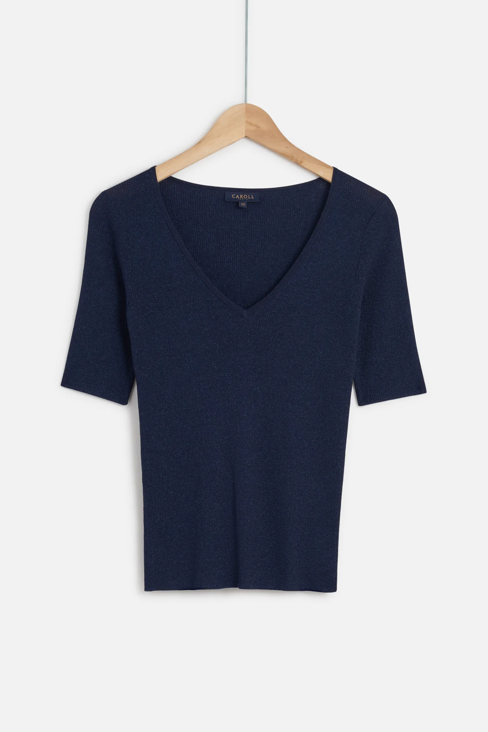 Pull Kate En Maille Cotelee Et Lurex Femme*CAROLL Cheap