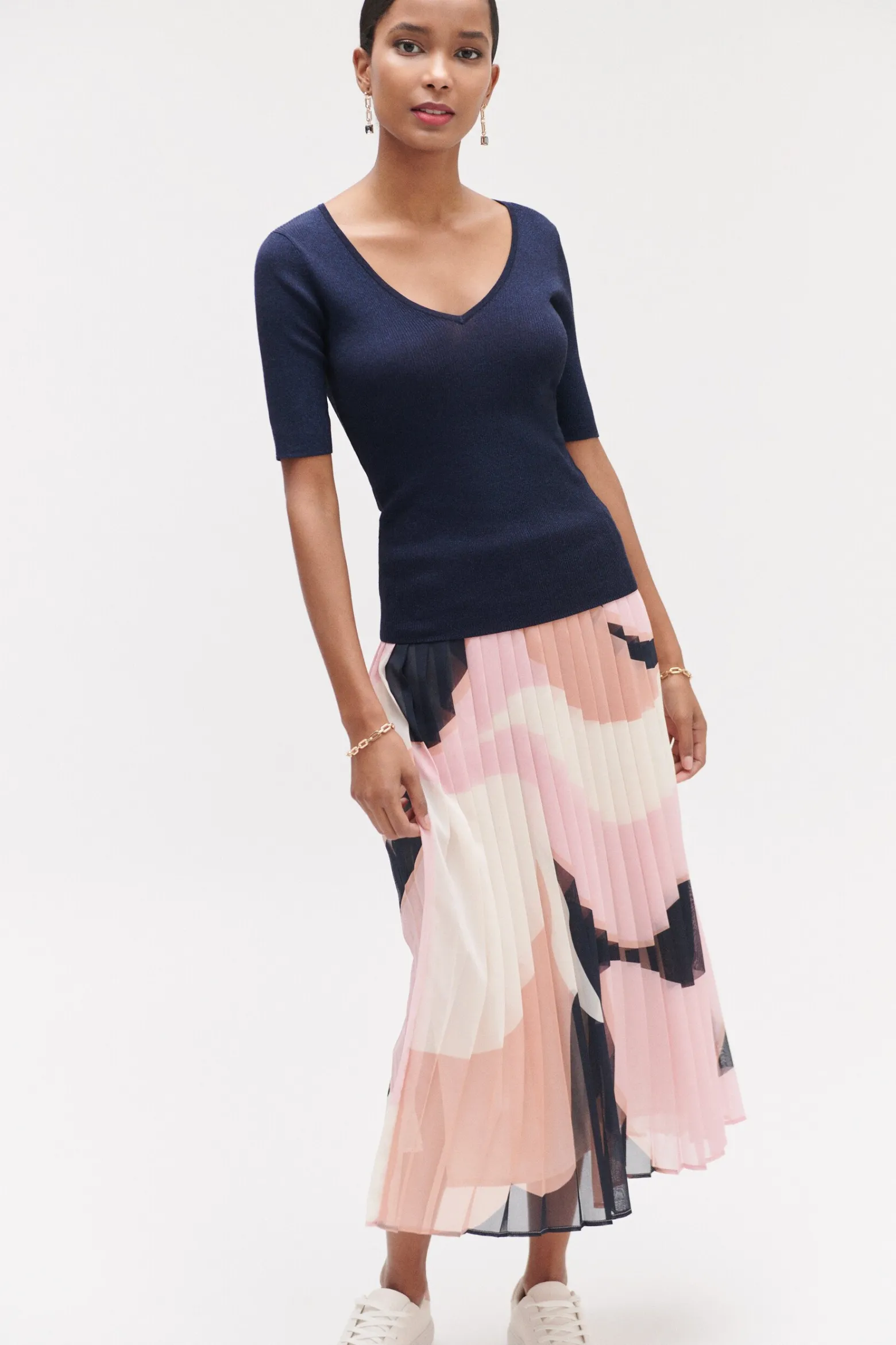 Pull Kate En Maille Cotelee Et Lurex Femme*CAROLL Cheap