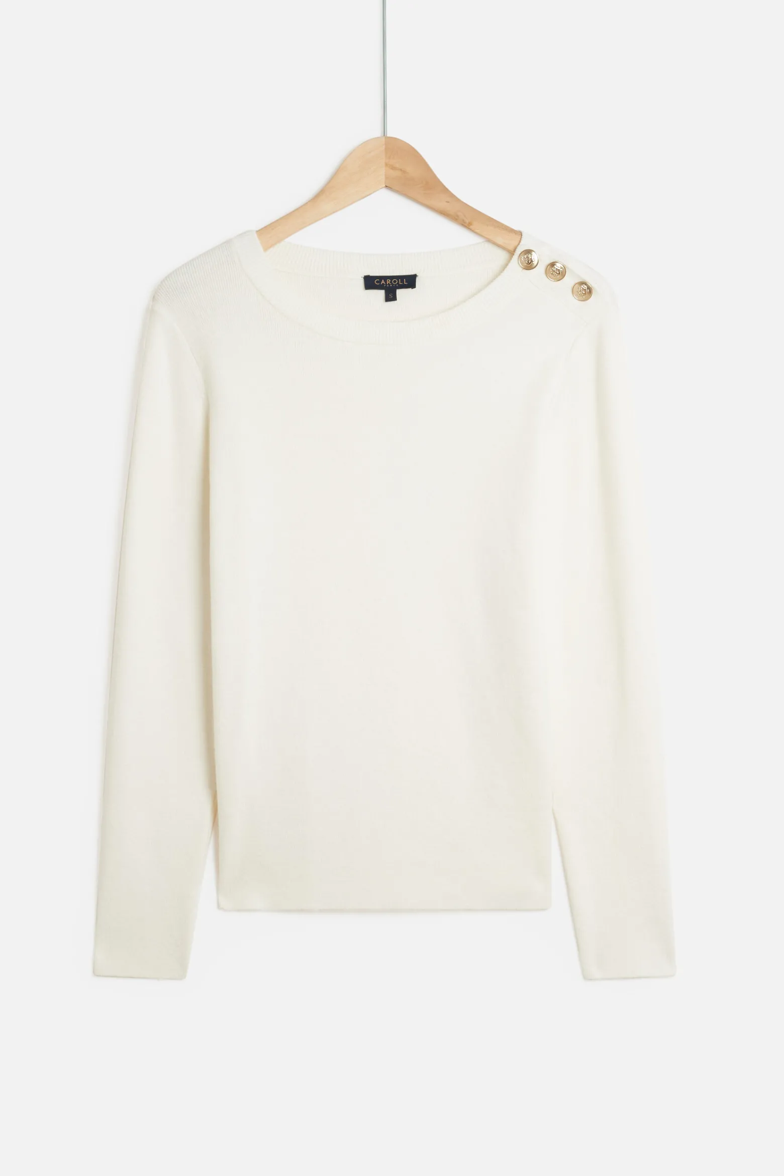 Pull Marin Aurelie Ivoire Femme*CAROLL Fashion