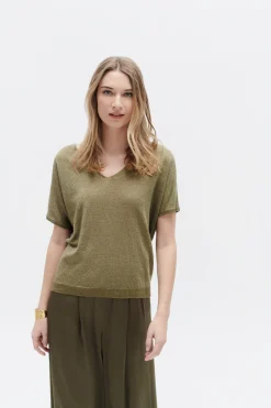 Pull Milane Vert Olive Femme*CAROLL Flash Sale