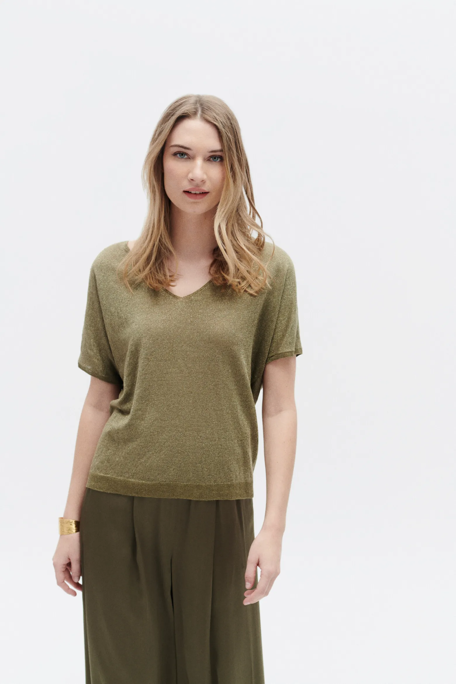 Pull Milane Vert Olive Femme*CAROLL Flash Sale