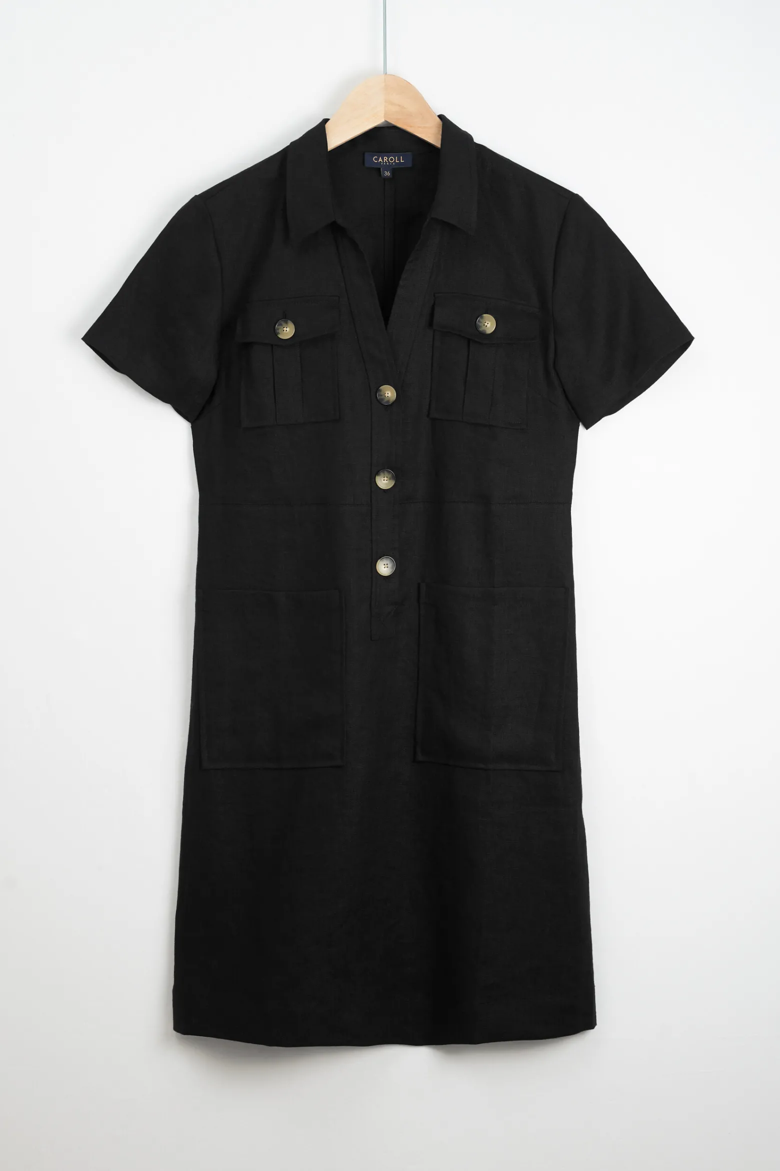 Robe Laure 100% Lin Femme*CAROLL Cheap