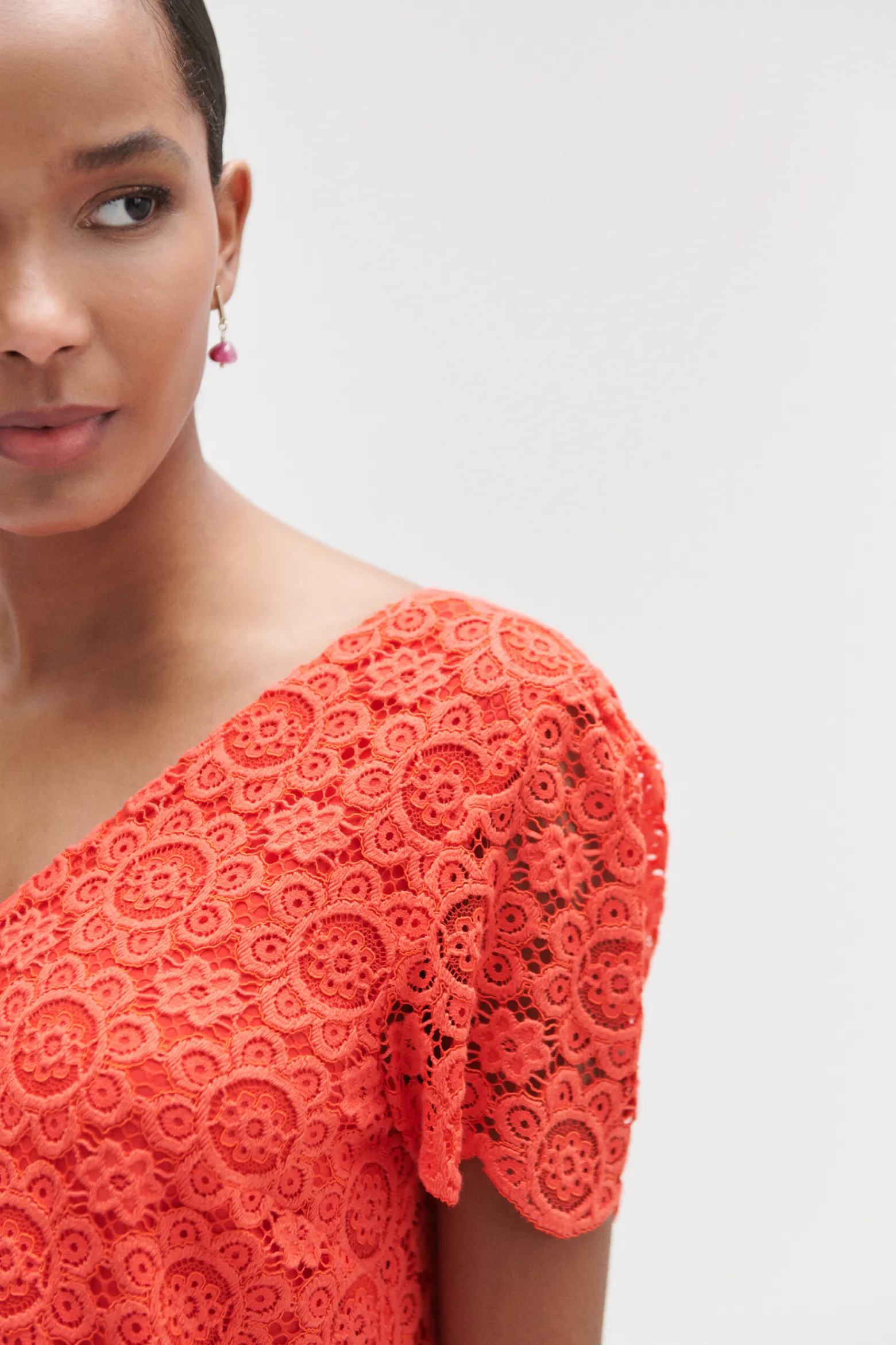 Robe Lulu Rouge Femme*CAROLL Cheap