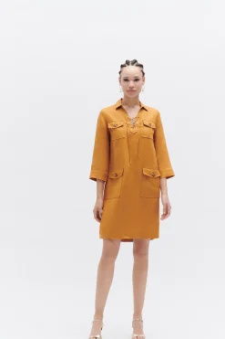 Robe Meyer 100% Lin Femme*CAROLL Hot