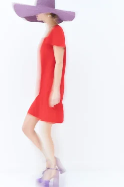 Robe Novio Rouge Femme*CAROLL Cheap
