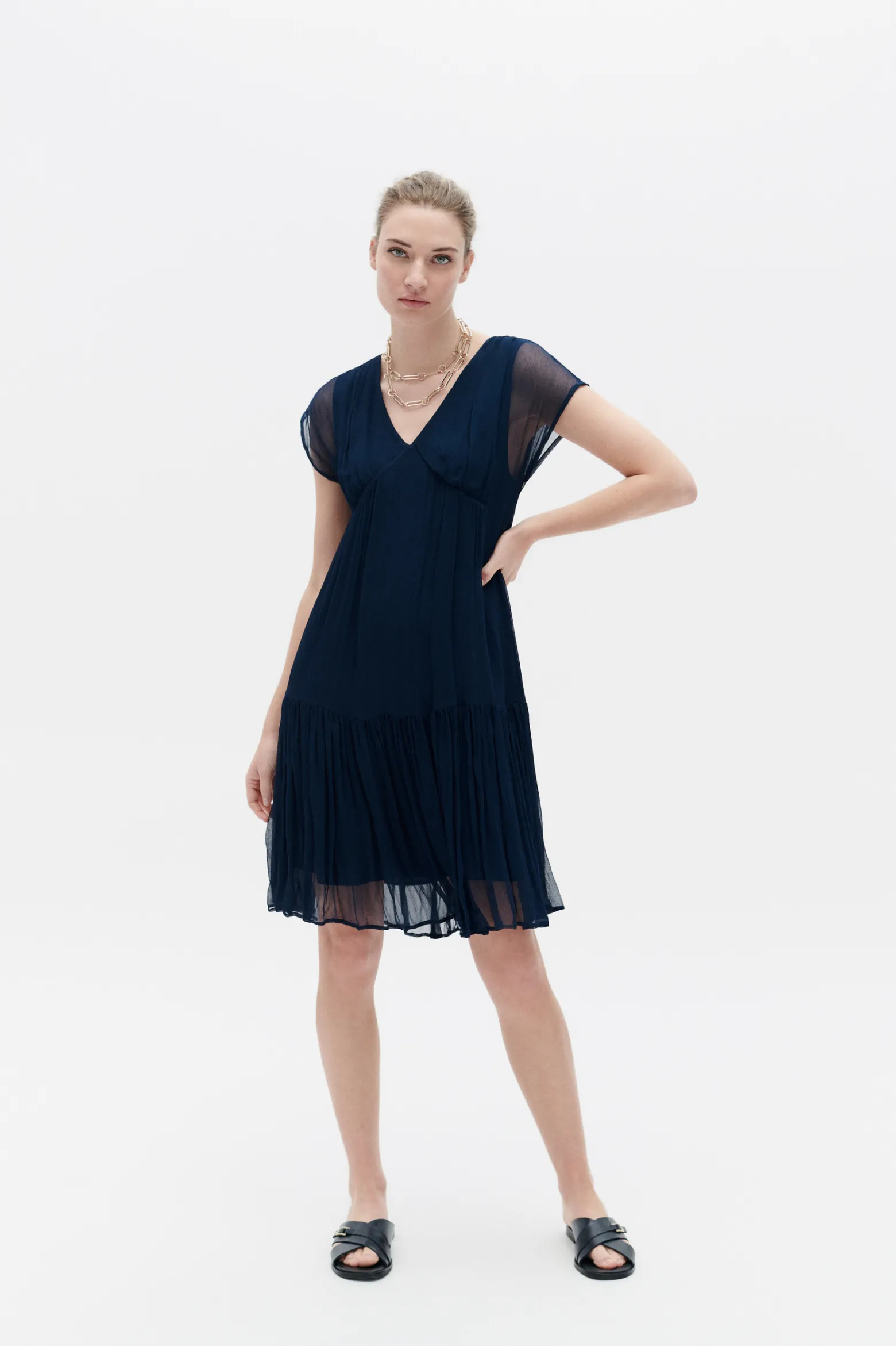 Robe Reliane Bleu Marine Femme*CAROLL Flash Sale