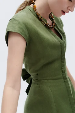 Robe Rosine Vert Kaki Femme*CAROLL Hot
