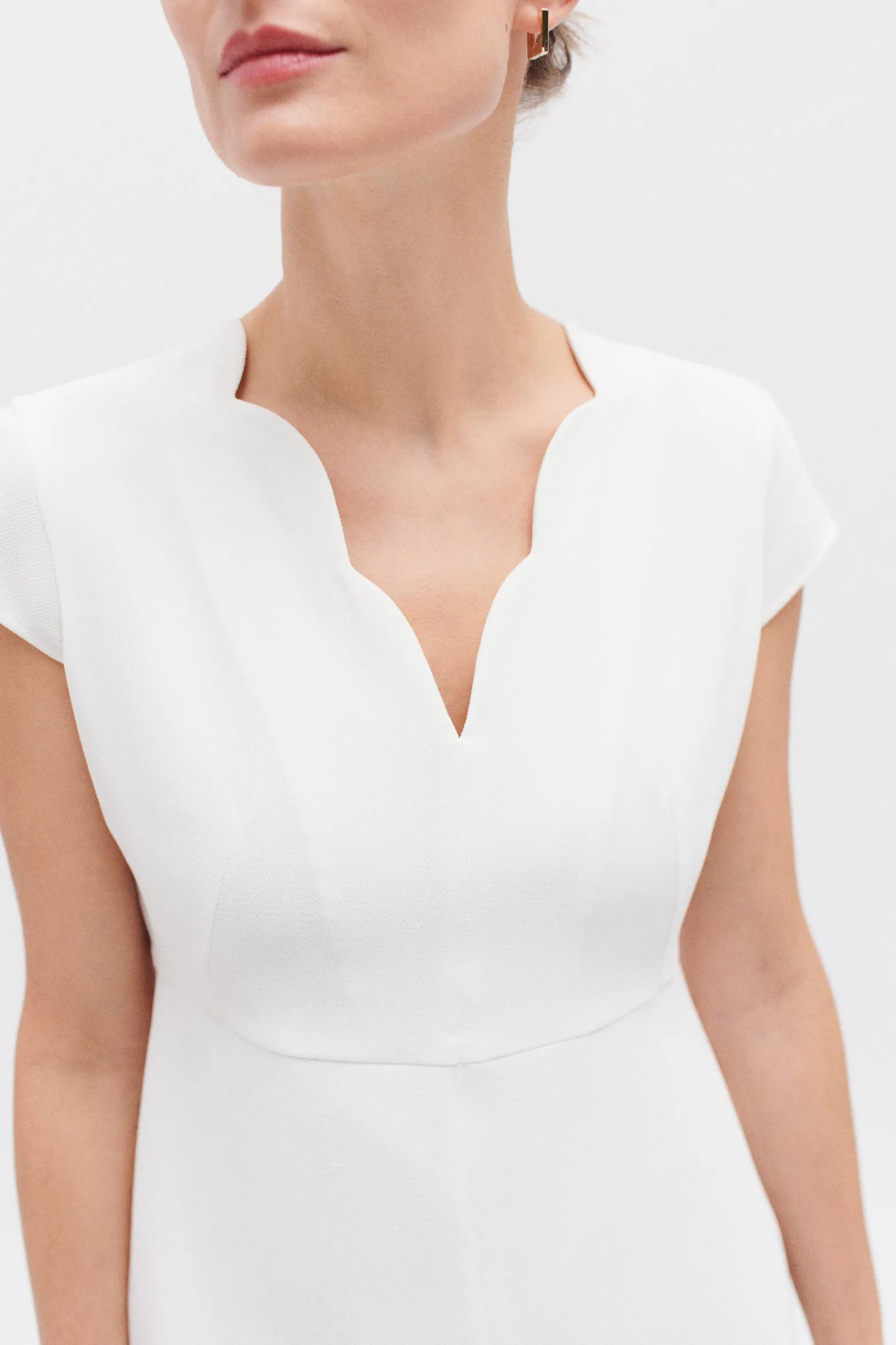 Robe Structuree Myra Ivoire Femme*CAROLL Outlet