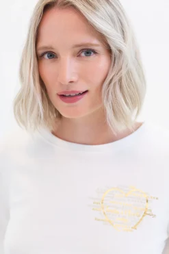 Sweat Ines Ivoire Femme*CAROLL Best