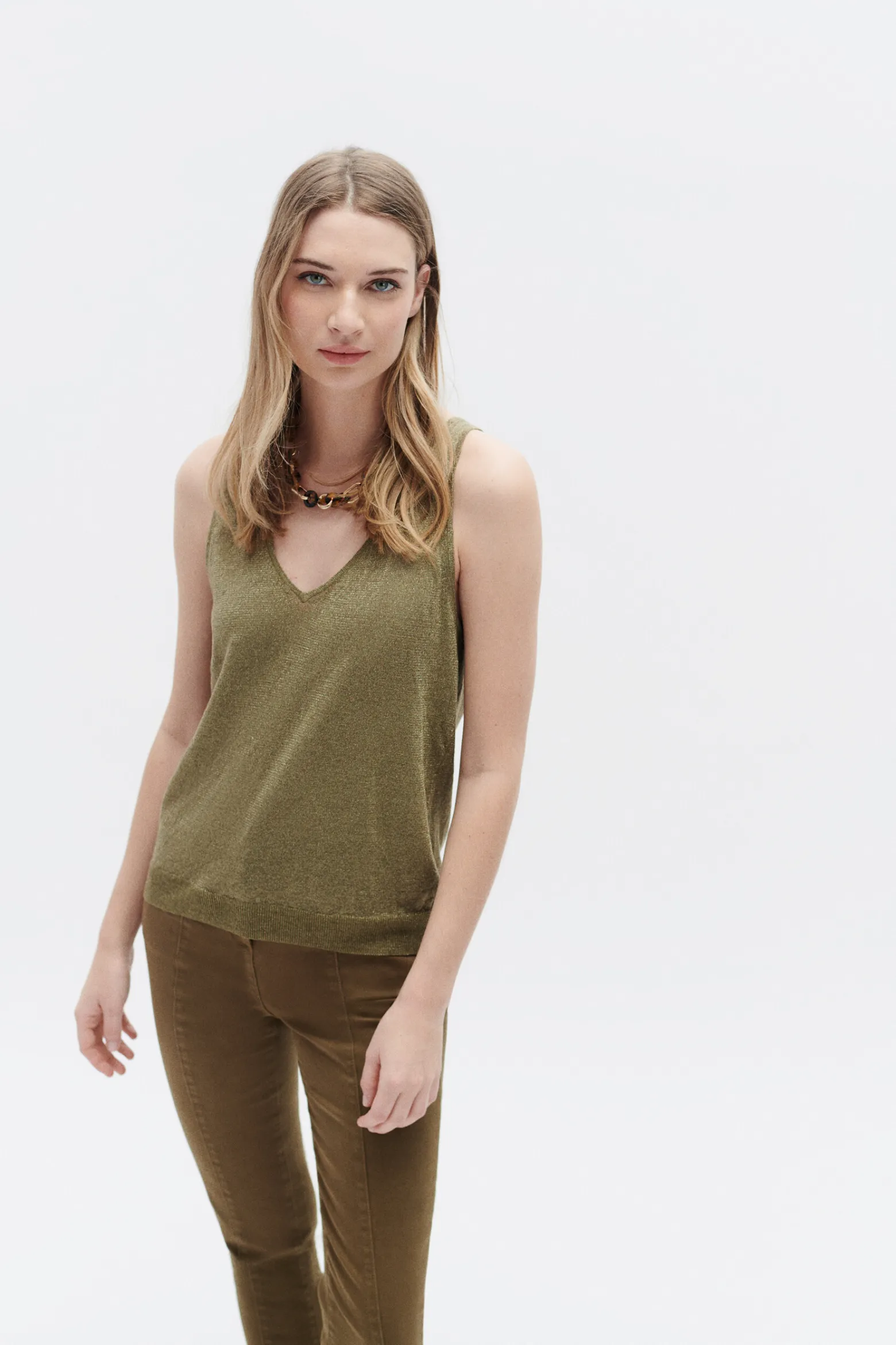 Top Nolwenn Vert Olive Femme*CAROLL Best