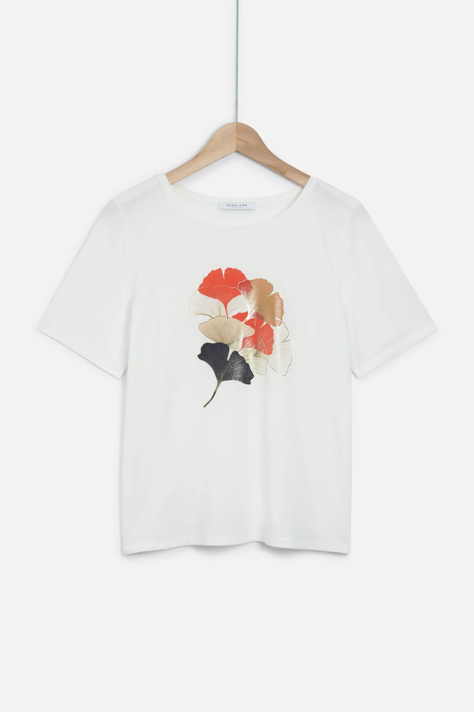 T-Shirt Aja A Visuel Ecru Femme*CAROLL Cheap