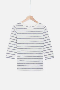 T-Shirt Clotilde Bleu Violet Femme*CAROLL Flash Sale