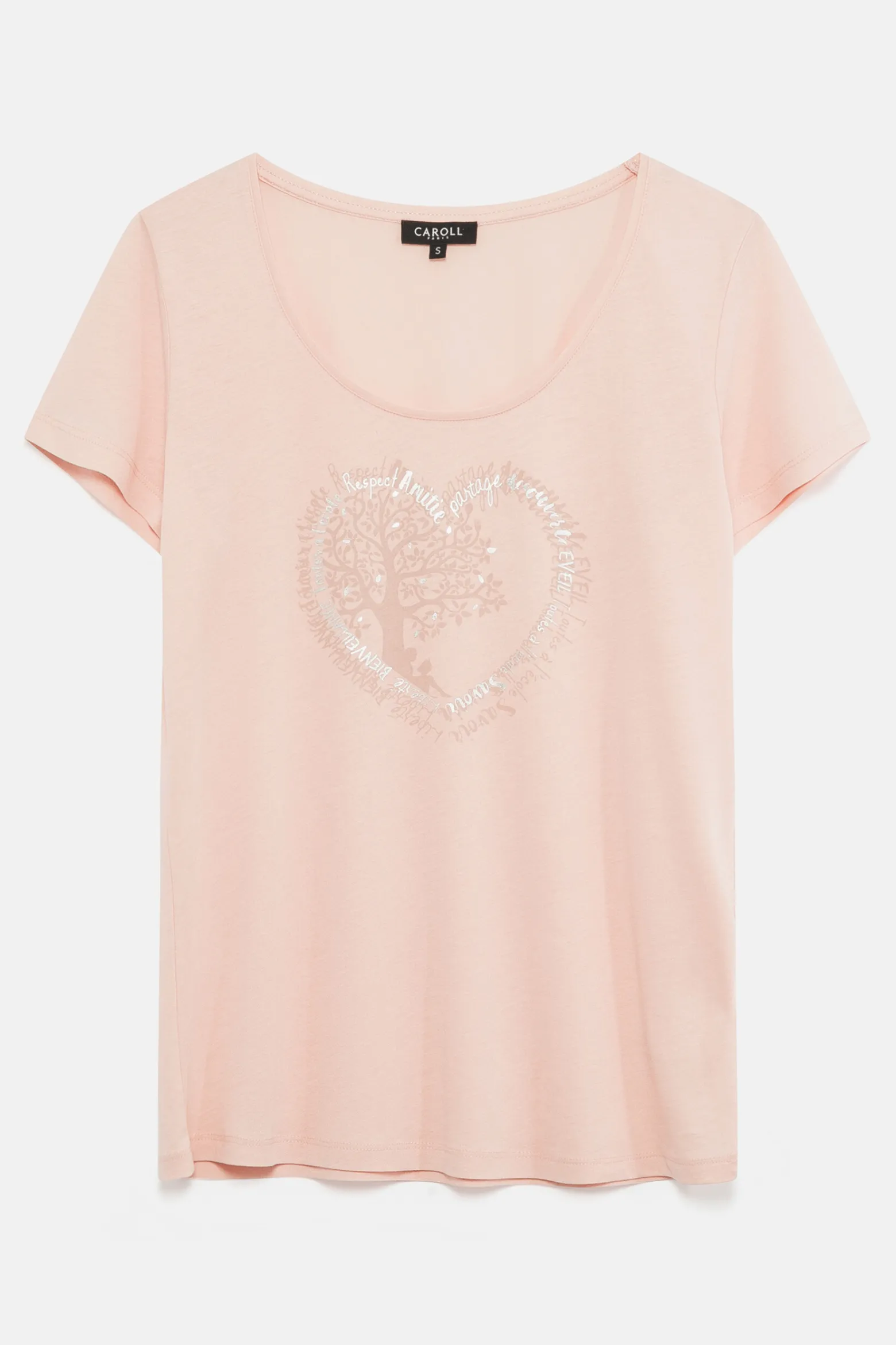 T-Shirt Janice Toutes A L'Ecole Rose Fushia Femme*CAROLL Discount