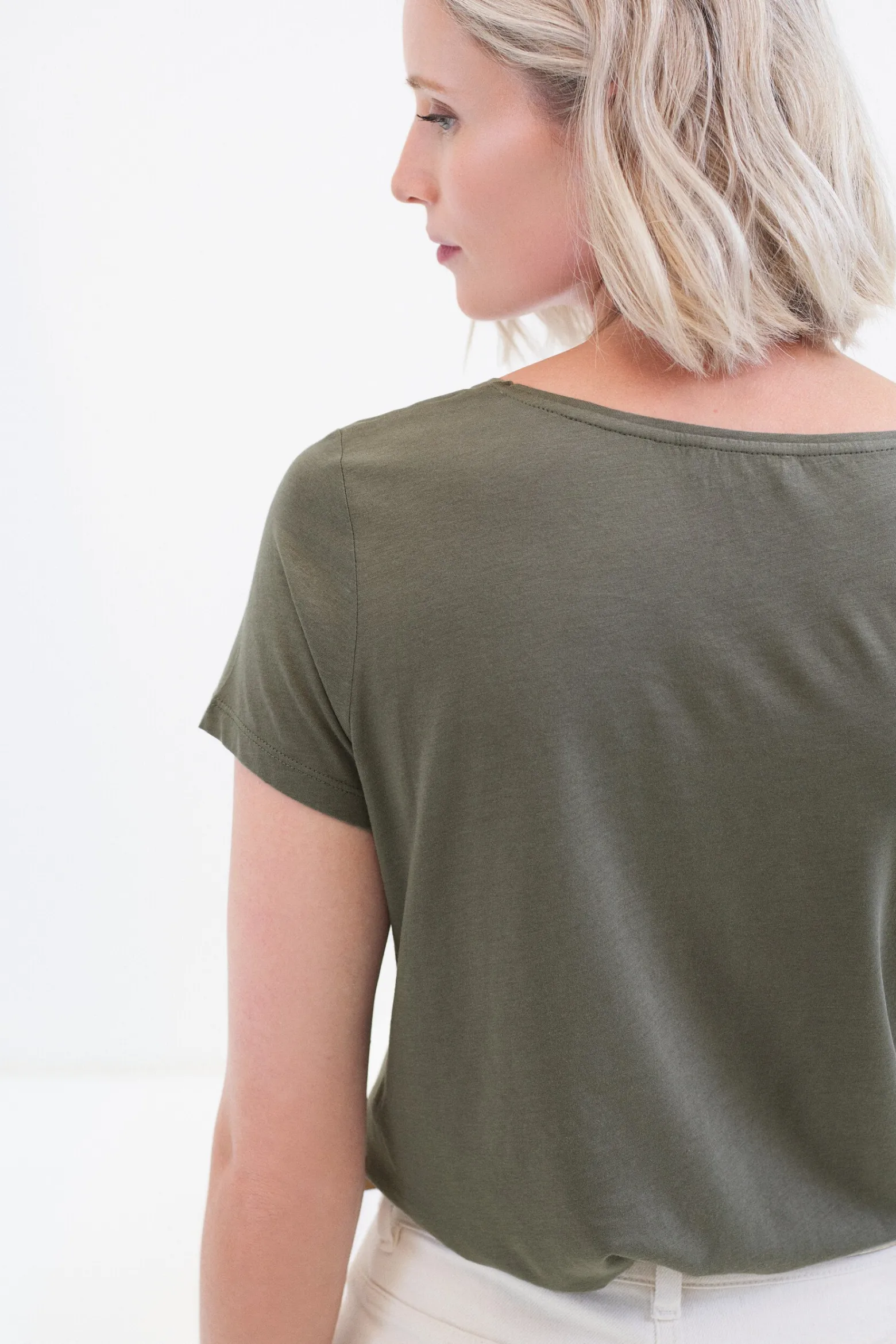 T-Shirt Janice Toutes A L'Ecole Vert Kaki Femme*CAROLL New