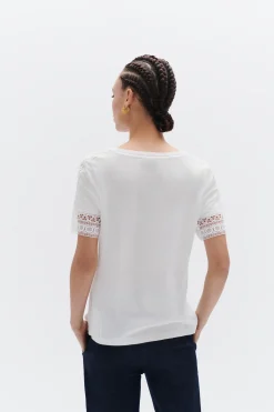 Tshirt Julia Ivoire Femme*CAROLL Store