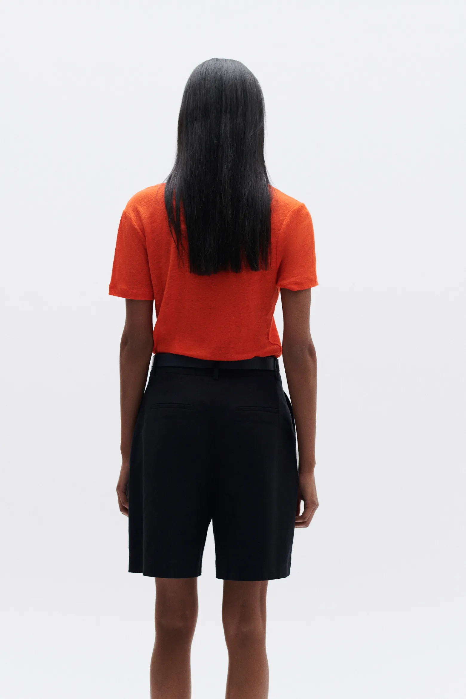 T-Shirt Lolita 100% Lin Orange Femme*CAROLL Online