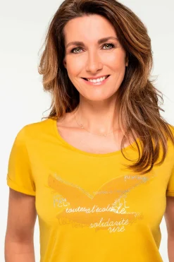 T-Shirt Maddy Jaune Femme*CAROLL Hot