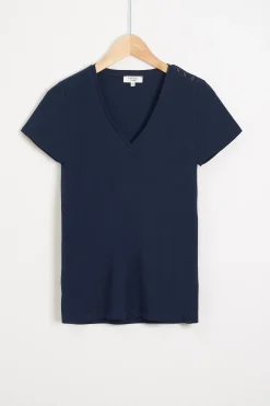 T-Shirt Manon Bleu Marine Femme*CAROLL Sale