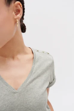 T-Shirt Manon Gris Femme*CAROLL Flash Sale