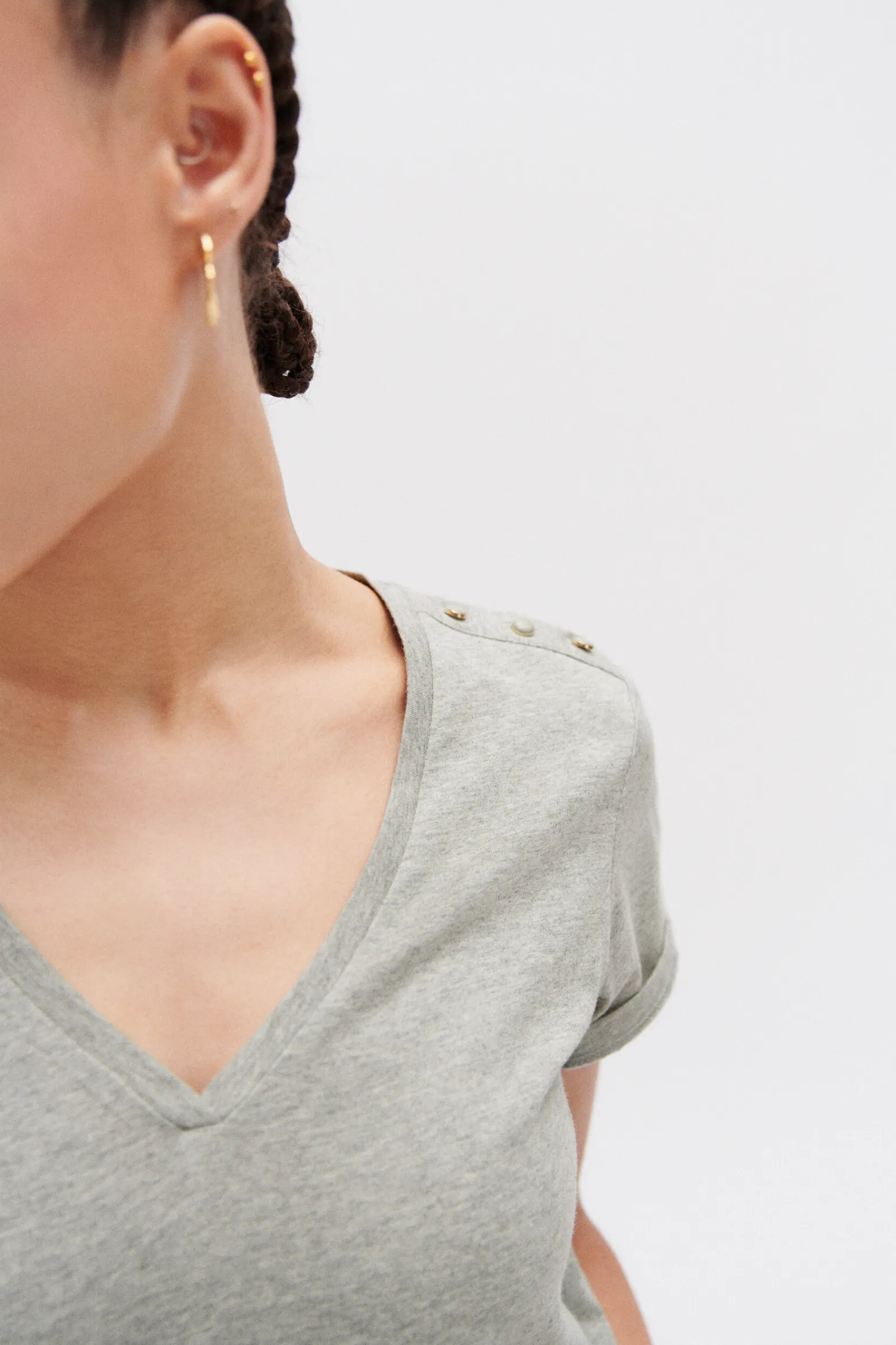 T-Shirt Manon Gris Femme*CAROLL Flash Sale