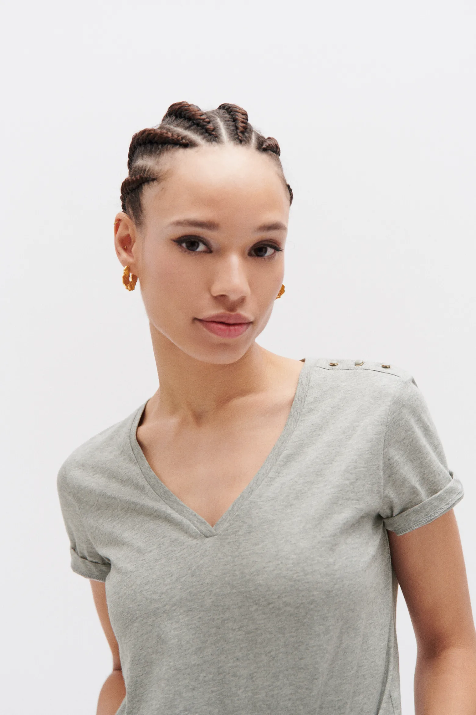 T-Shirt Manon Gris Femme*CAROLL Flash Sale