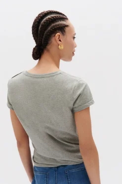 T-Shirt Manon Gris Femme*CAROLL Flash Sale