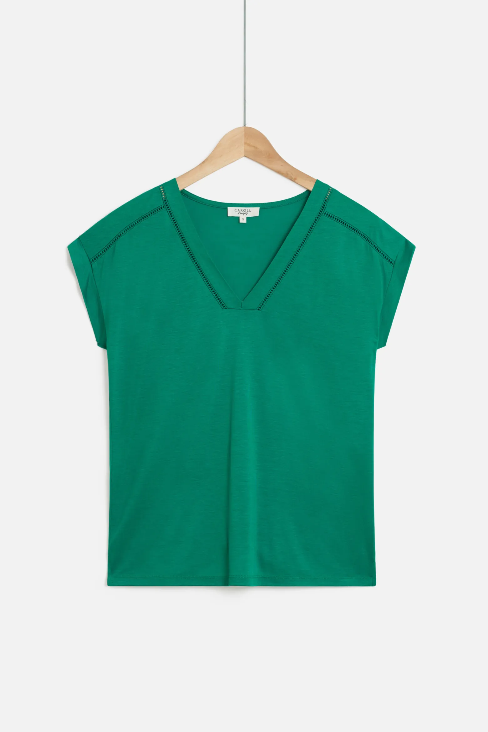 Tshirt Mariane Vert Emeraude Femme*CAROLL Online