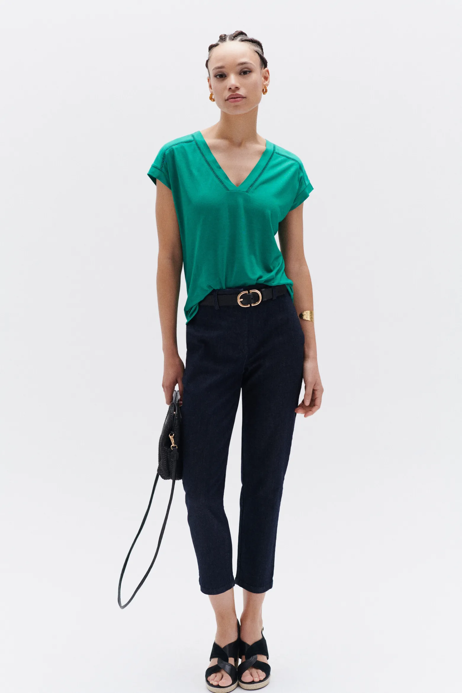 Tshirt Mariane Vert Emeraude Femme*CAROLL Online