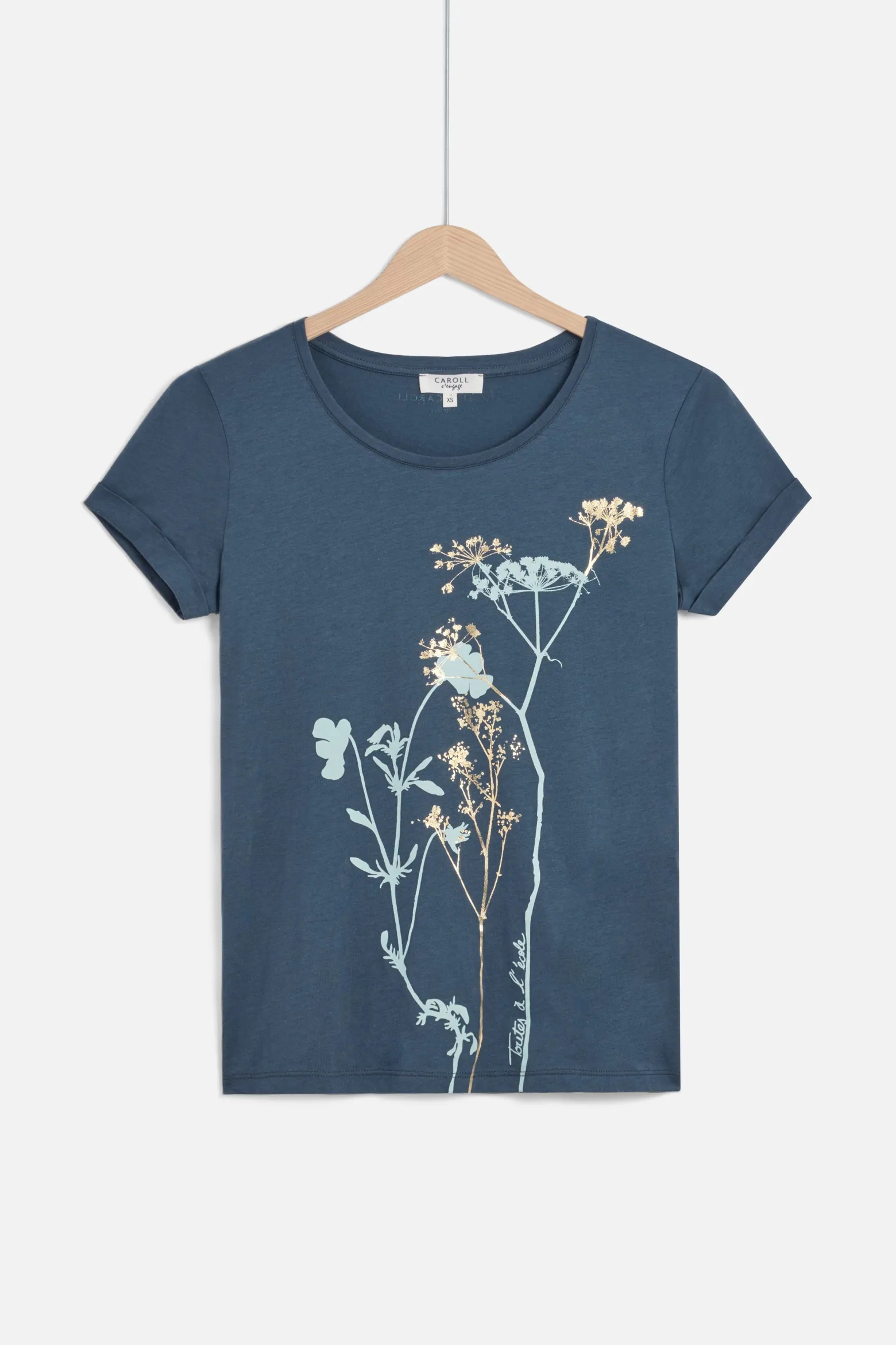 T-Shirt Maxine Bleu Marine Femme*CAROLL Hot