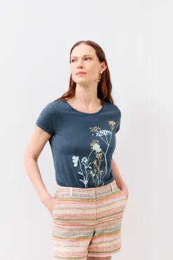 T-Shirt Maxine Bleu Marine Femme*CAROLL Hot