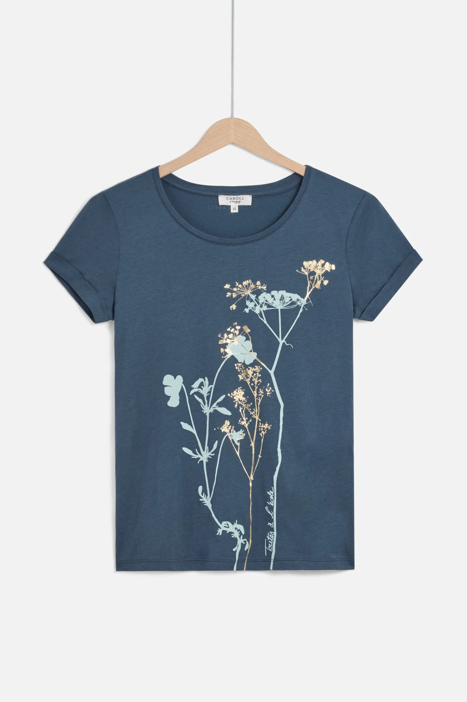 T-Shirt Maxine Bleu Marine Femme*CAROLL Hot