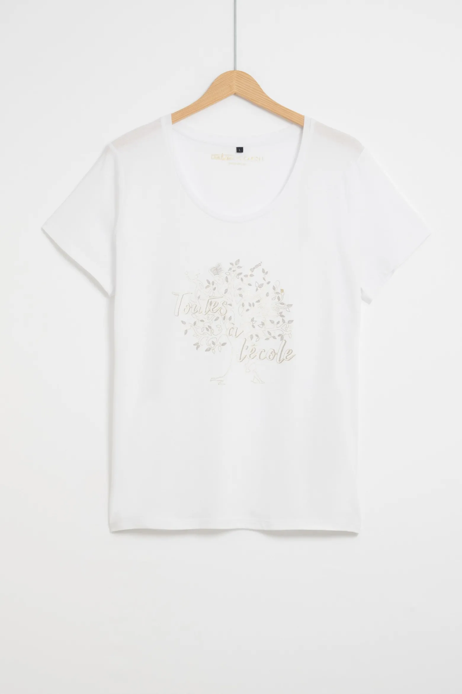 T-Shirt Nessa Blanc Femme*CAROLL Online