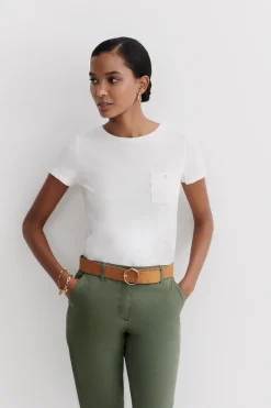 T-Shirt Ninon Ivoire Femme*CAROLL Outlet