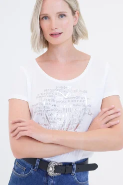 T-Shirt Sheila Femme*CAROLL Cheap